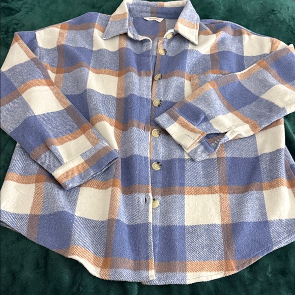 Sweaters - Fantaslook Blue and White Plaid Shirt